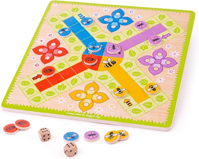 Traditional Ludo Wooden Board Game