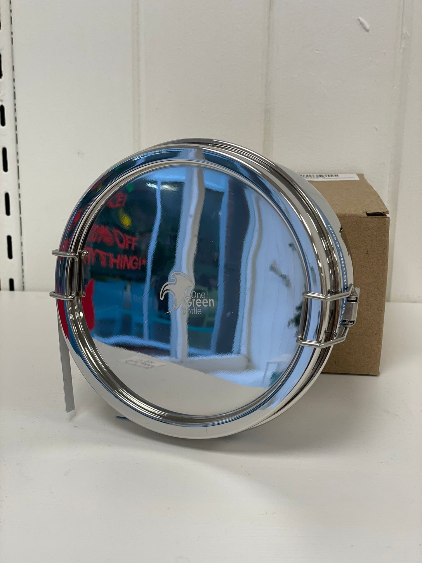 Stainless Steel Round Lunch Box with Mini Box